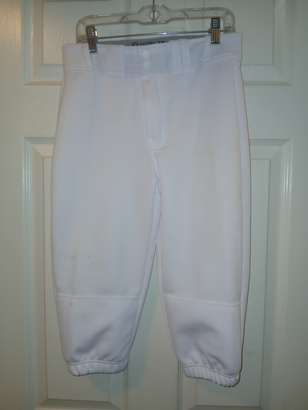 Easton White Baseball Pants Size Youth XL